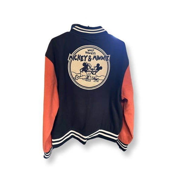 Disney Retro Mickey/Minnie Varsity Jacket az Large unisex - Picture 2 of 8